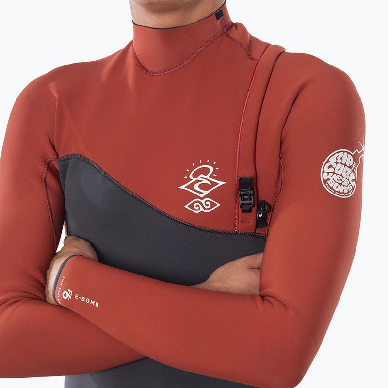 Pianka do pływania męska Rip Curl E-Bomb 2/2 mm Zip Free terracota 4