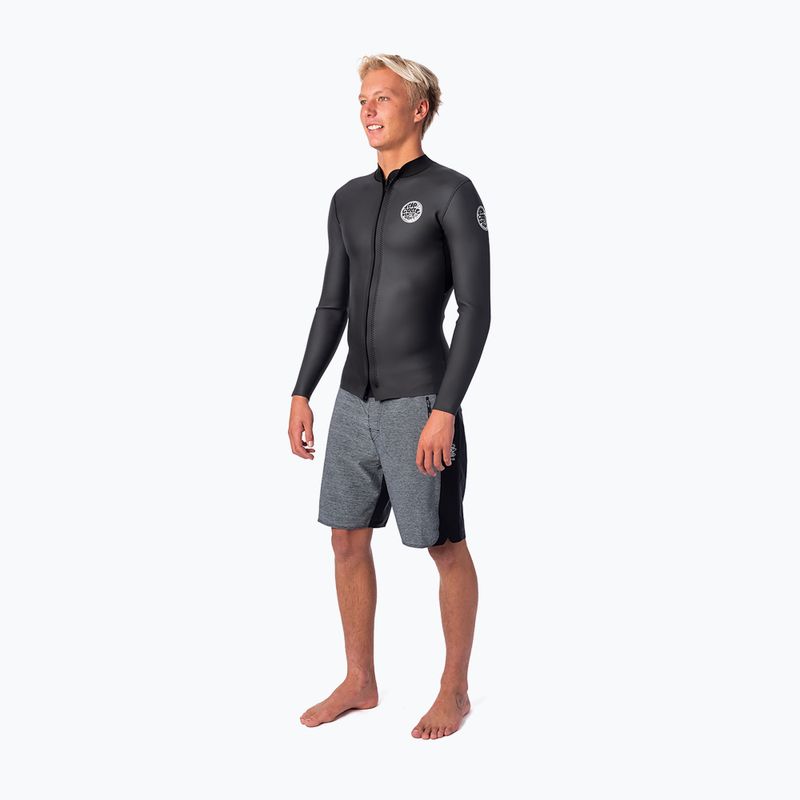 Koszulka neoprenowa męska Rip Curl Dawn Patrol 1.5 mm F/Zip black 2