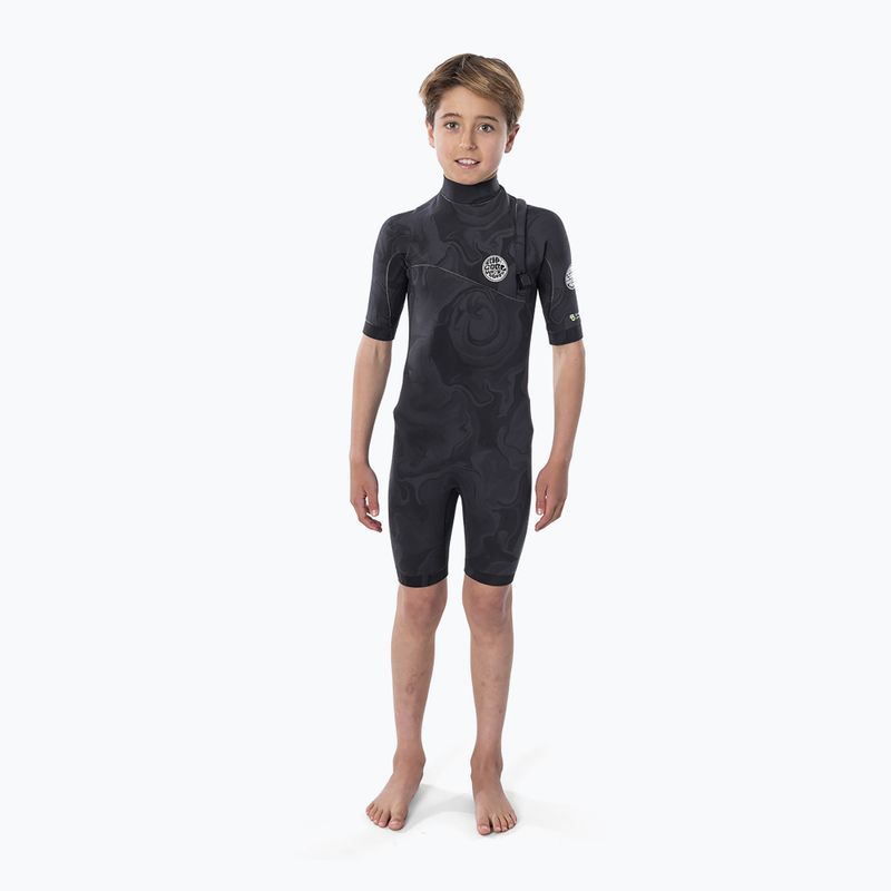 Pianka do pływania dziecięca Rip Curl E-Bomb 2/2 mm Zip Free Springsuit dark/grey