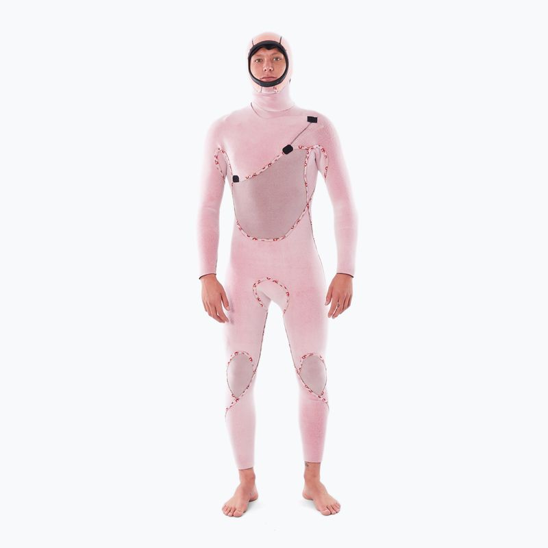 Pianka do pływania męska Rip Curl Flashbomb 5/4mm Hooded Chest Zip black 4