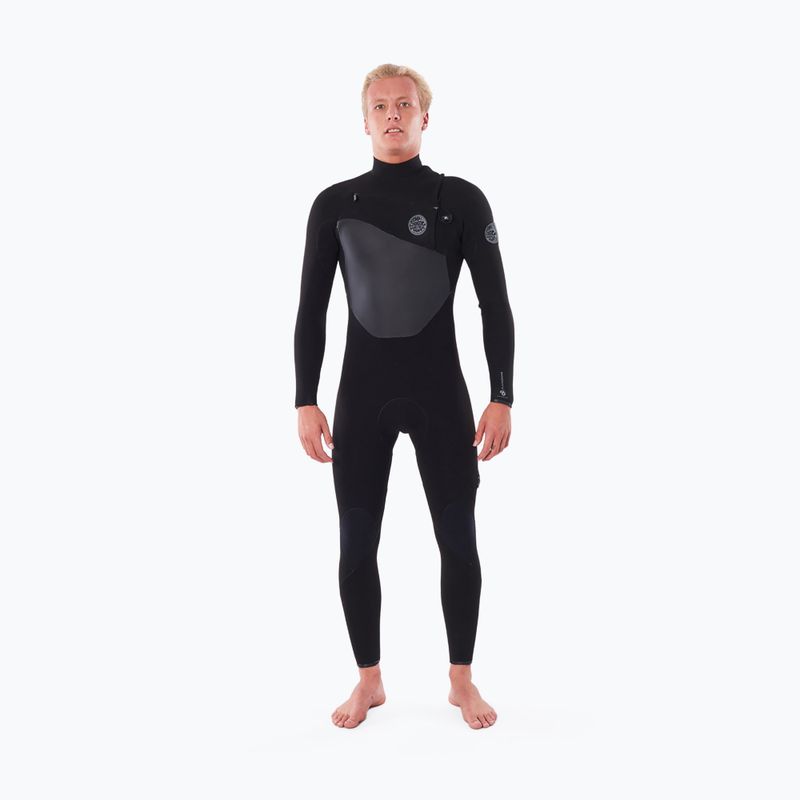 Pianka do pływania męska Rip Curl Flashbomb 4/3 mm Chest Zip black
