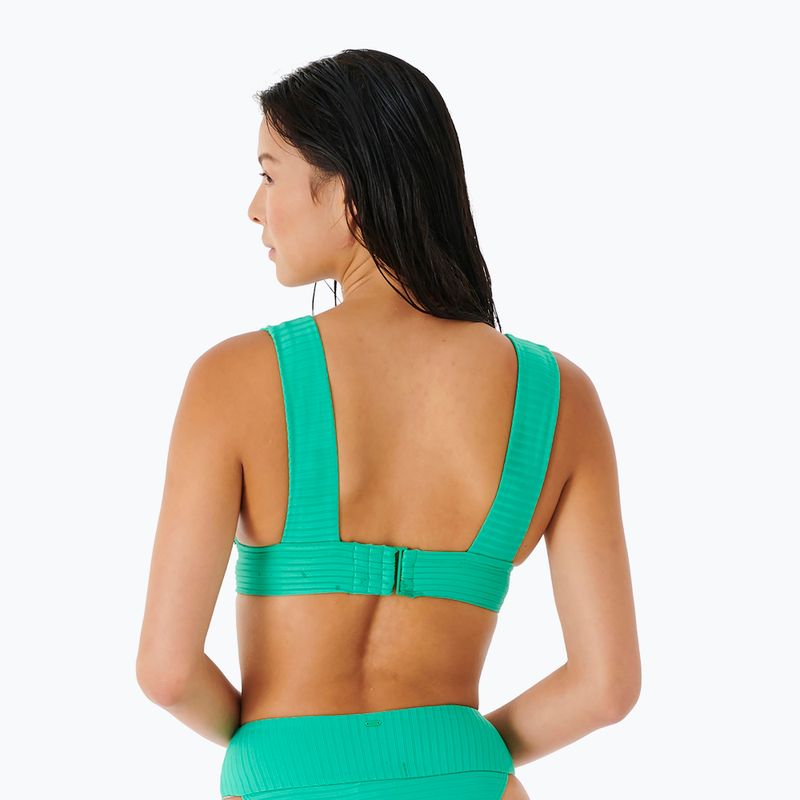 Góra od stroju kąpielowego Rip Curl Premium Surf Deep V green 2