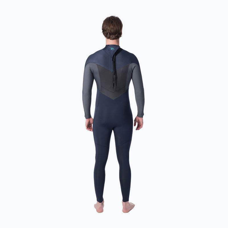 Pianka do pływania męska Rip Curl Dawn Patrol 4/3 mm Back Zip navy 2