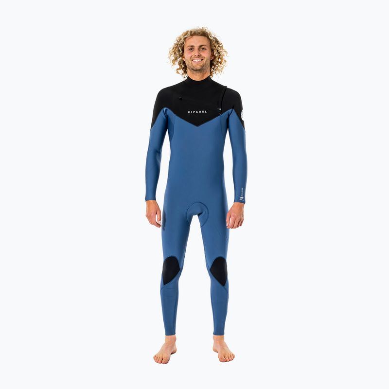 Pianka do pływania męska Rip Curl Dawn Patrol 4/3 mm Chest Zip blue/black 2
