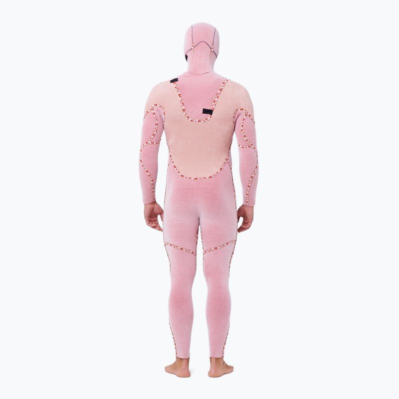 Pianka do pływania męska Rip Curl Flashbomb Heatseeker 5/4mm Hooded Zip Free black 5