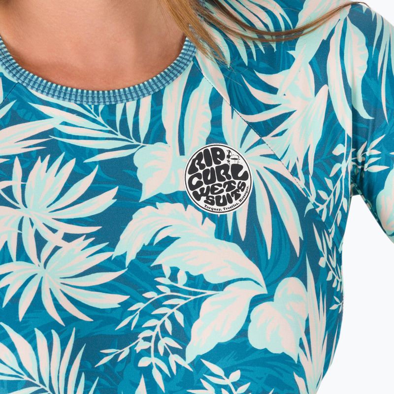 Strój kąpielowy jednoczęściowy damski Rip Curl Sun Rays Boyleg Surfsuit dark teal 4