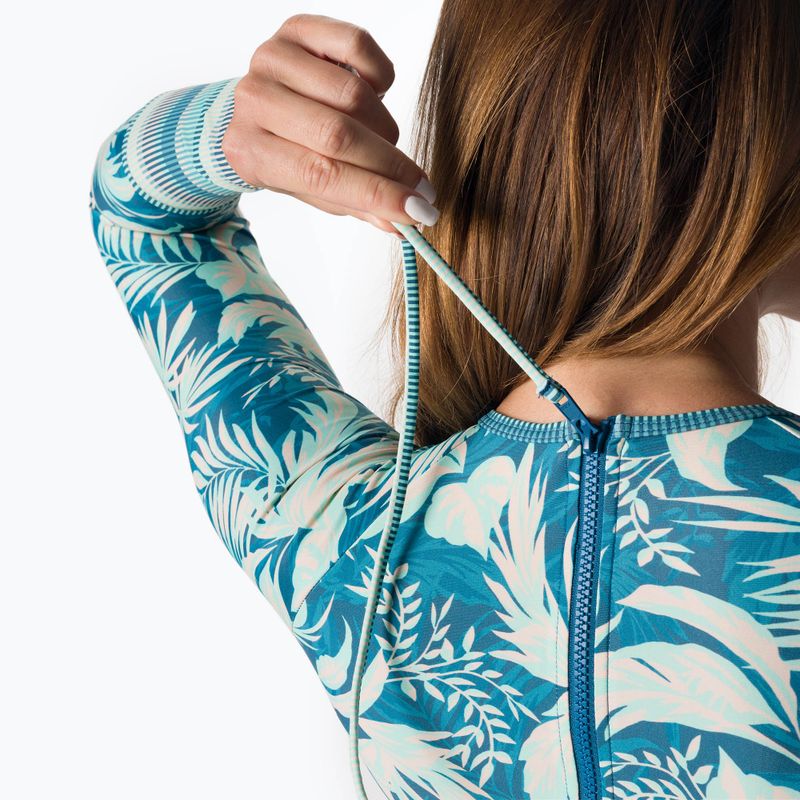 Strój kąpielowy jednoczęściowy damski Rip Curl Sun Rays Boyleg Surfsuit dark teal 5