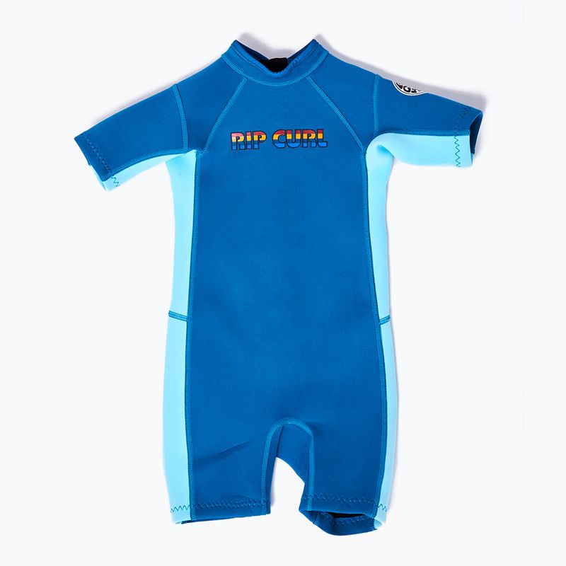 Pianka do pływania dziecięca Rip Curl Groms Omega 1,5 mm Back Zip Springsuit aqua
