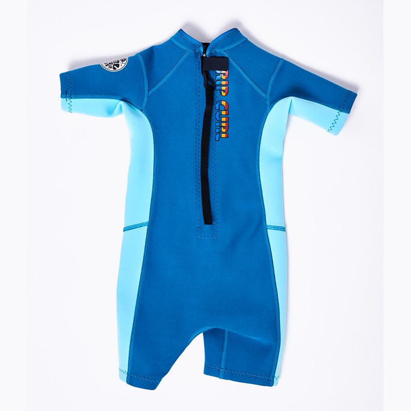 Pianka do pływania dziecięca Rip Curl Groms Omega 1,5 mm Back Zip Springsuit aqua 2