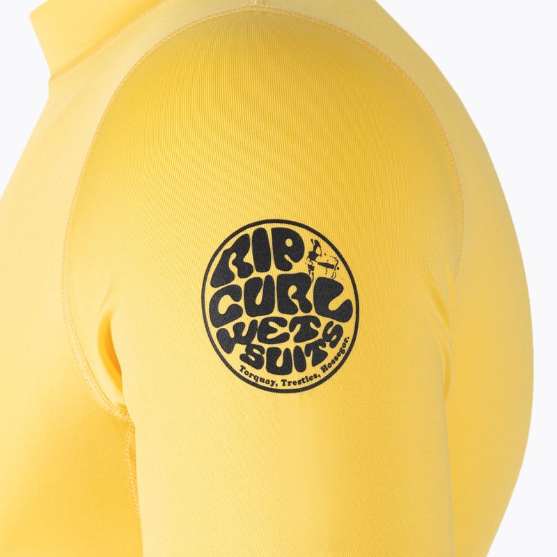 Koszulka do pływania męska Rip Curl Corps SSL UV yellow 4