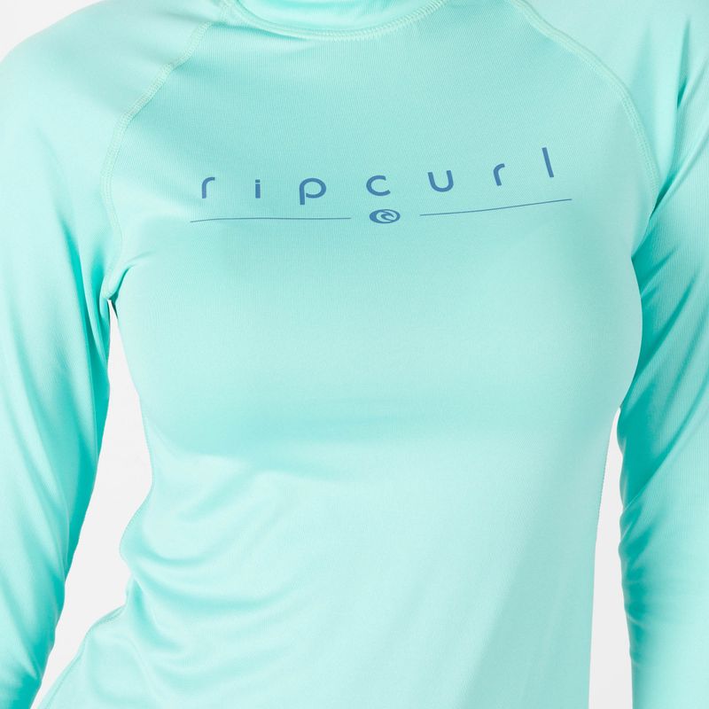 Longsleeve do pływania damski Rip Curl Golden Rays LSL UV light aqua 4
