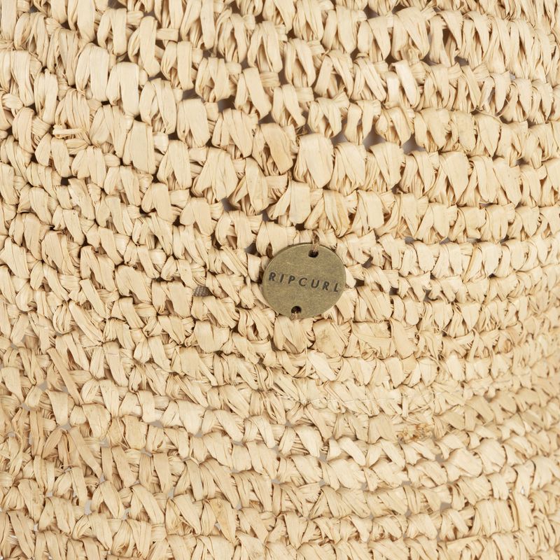 Kapelusz damski Rip Curl Crochet Straw Bucket natural 4