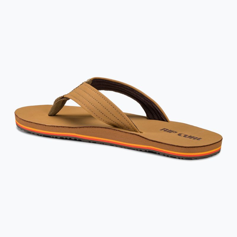 Japonki męskie Rip Curl Revival Leather Open Toe tan 3