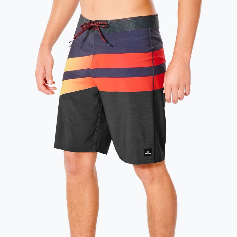 Szorty kąpielowe męskie Rip Curl Mirage Revert Ultimate black/red 2