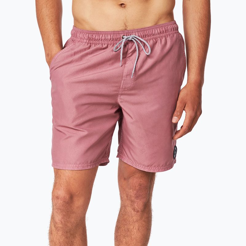 Szorty kąpielowe męskie Rip Curl Easy Living Volley maroon
