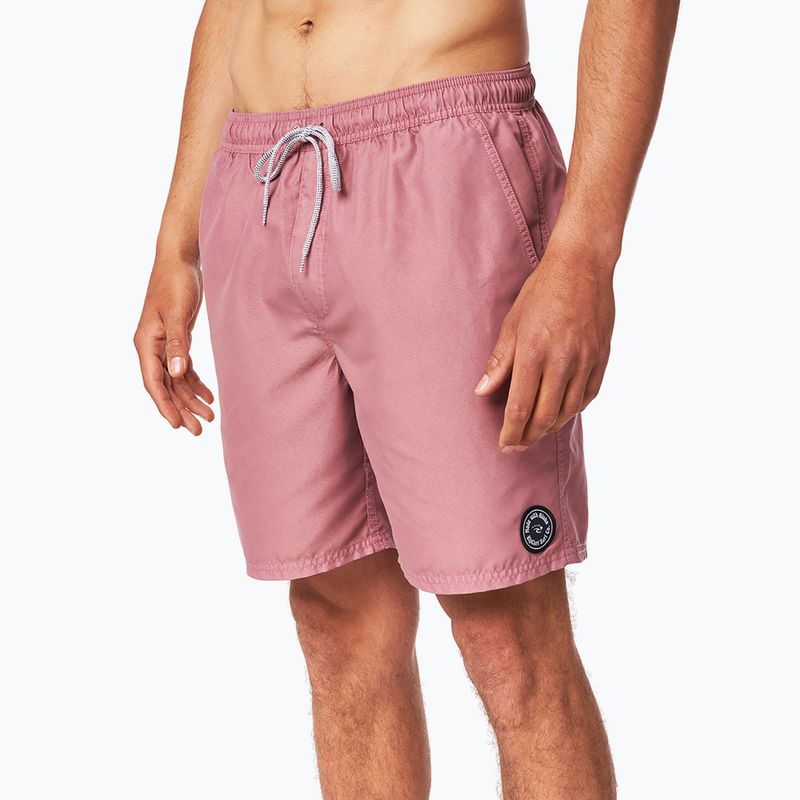 Szorty kąpielowe męskie Rip Curl Easy Living Volley maroon 2