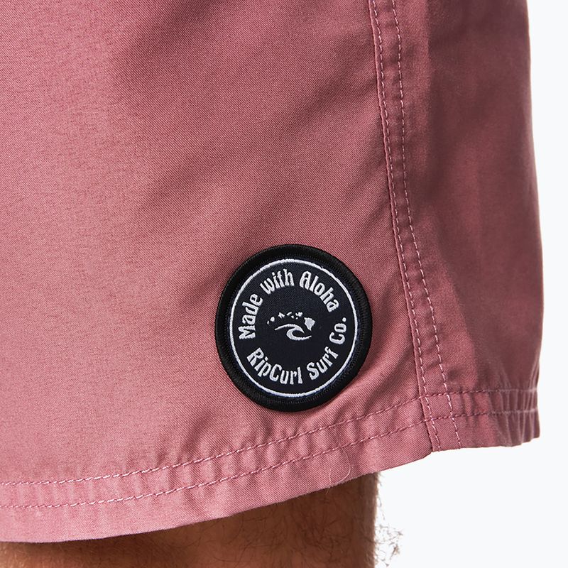 Szorty kąpielowe męskie Rip Curl Easy Living Volley maroon 5