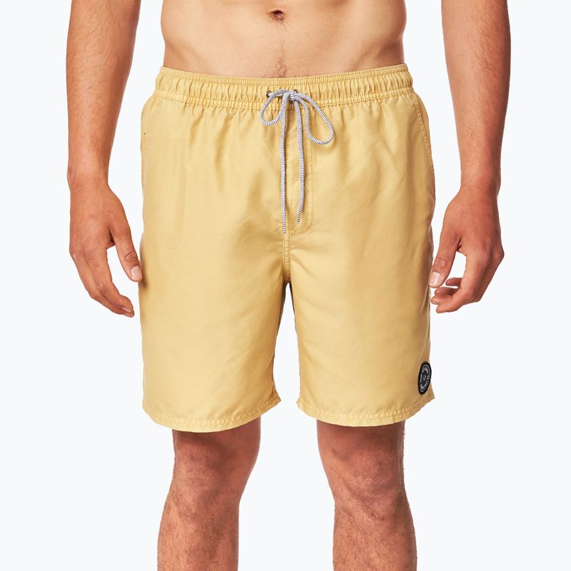 Szorty kąpielowe męskie Rip Curl Easy Living Volley vintage yellow