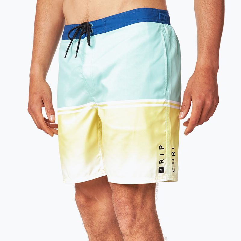 Szorty kąpielowe męskie Rip Curl Nu Dividing Semi Elastic washed aqua