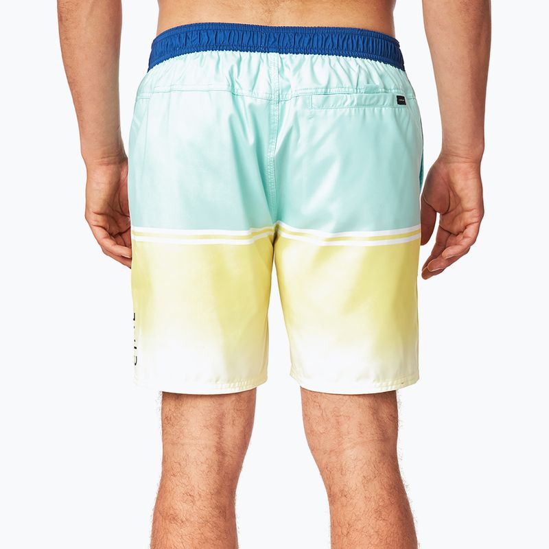 Szorty kąpielowe męskie Rip Curl Nu Dividing Semi Elastic washed aqua 3