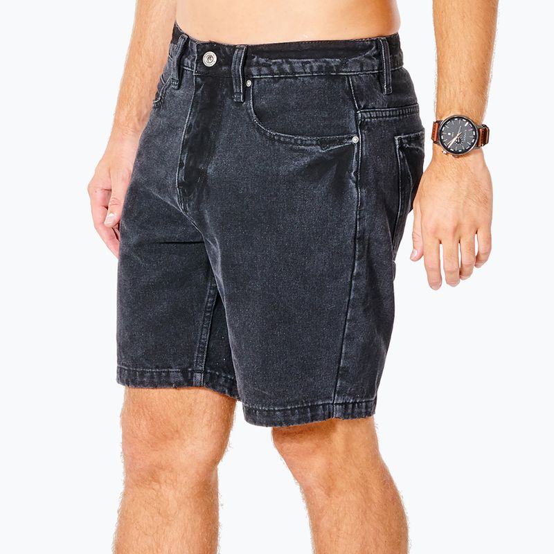 Spodenki męskie Rip Curl Denim Walkshort washed black 2