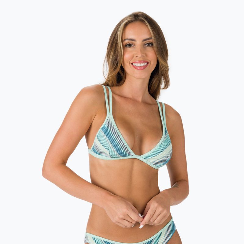 Góra od stroju kąpielowego Rip Curl Sun Rays Tri Top Bikini dark teal