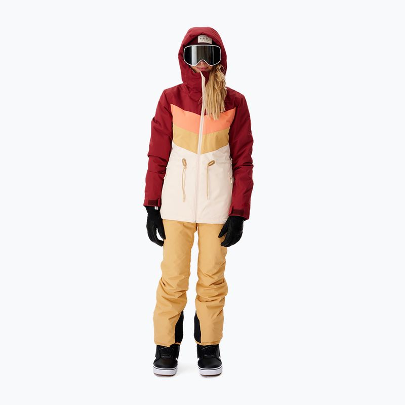 Kurtka snowboardowa damska Rip Curl Rider Betty dark red 10