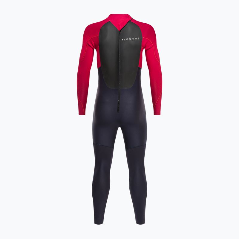 Pianka do pływania męska Rip Curl Omega 4/3 mm Back Zip red 3