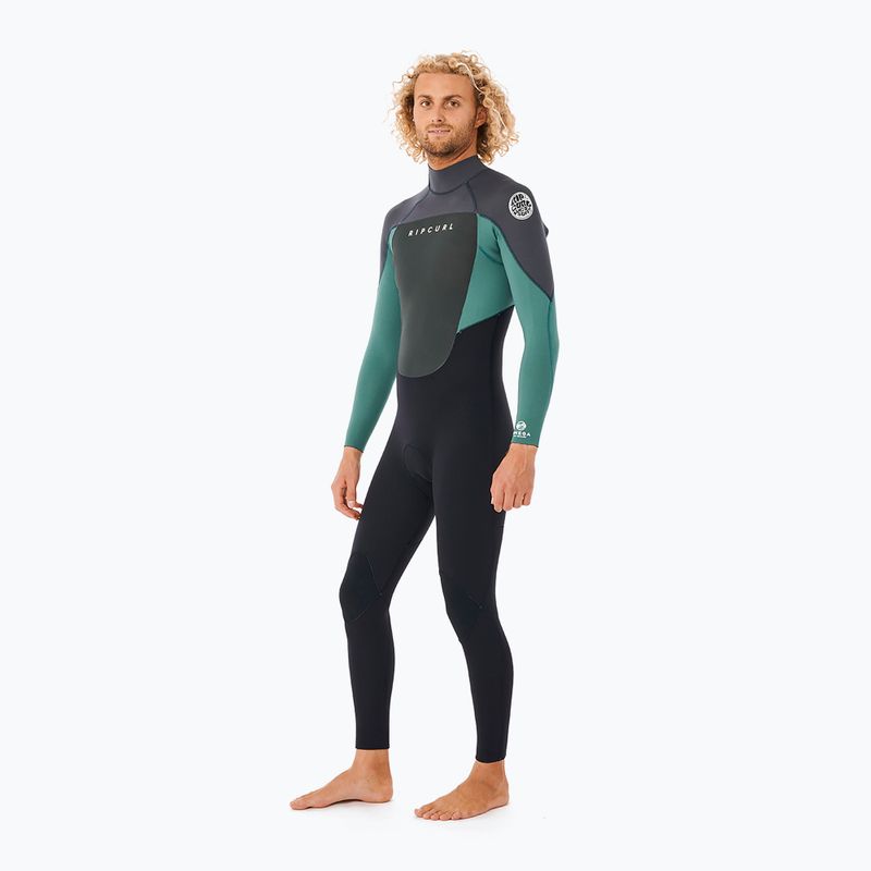 Pianka do pływania męska Rip Curl Omega 3/2 mm Back Zip Eco muted green
