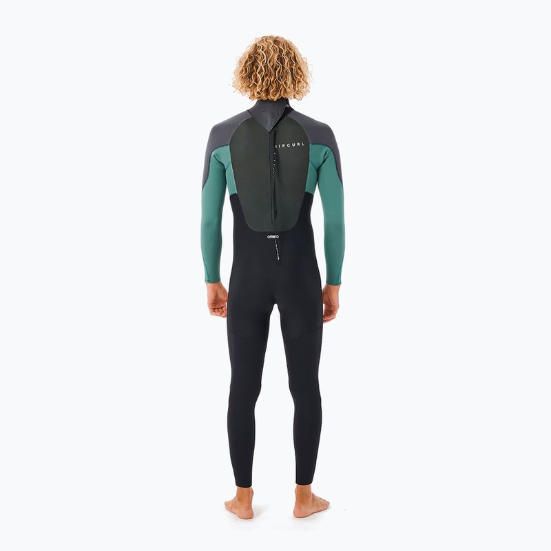 Pianka do pływania męska Rip Curl Omega 4/3 mm Back Zip Eco muted green 2