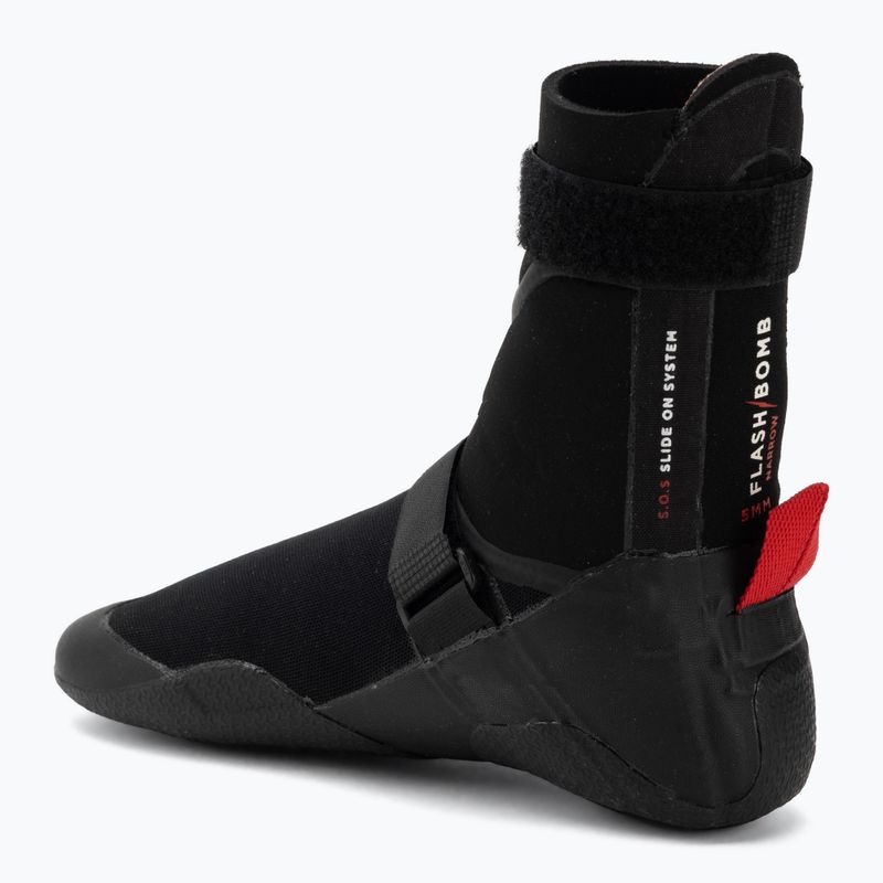 Buty neoprenowe męskie Rip Curl Flashbomb 5 mm Narrow H S/Toe black 3