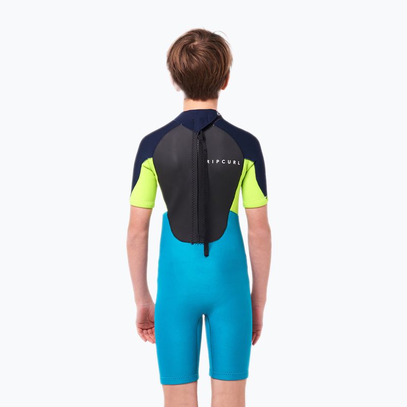 Pianka do pływania dziecięca Rip Curl Omega 2 mm Back Zip Springsuit navy 2
