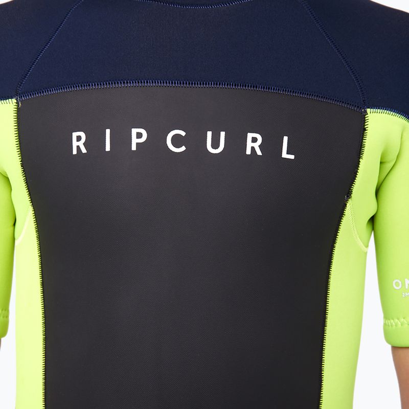 Pianka do pływania dziecięca Rip Curl Omega 2 mm Back Zip Springsuit navy 3