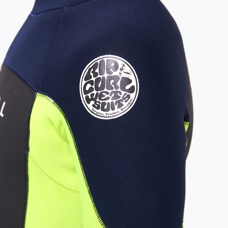 Pianka do pływania dziecięca Rip Curl Omega 2 mm Back Zip Springsuit navy 4