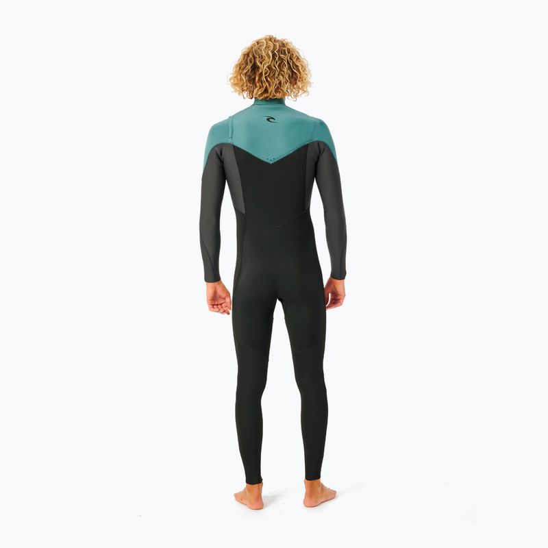 Pianka do pływania męska Rip Curl Dawn Patrol Performance 4/3 mm Chest Zip muted green 2