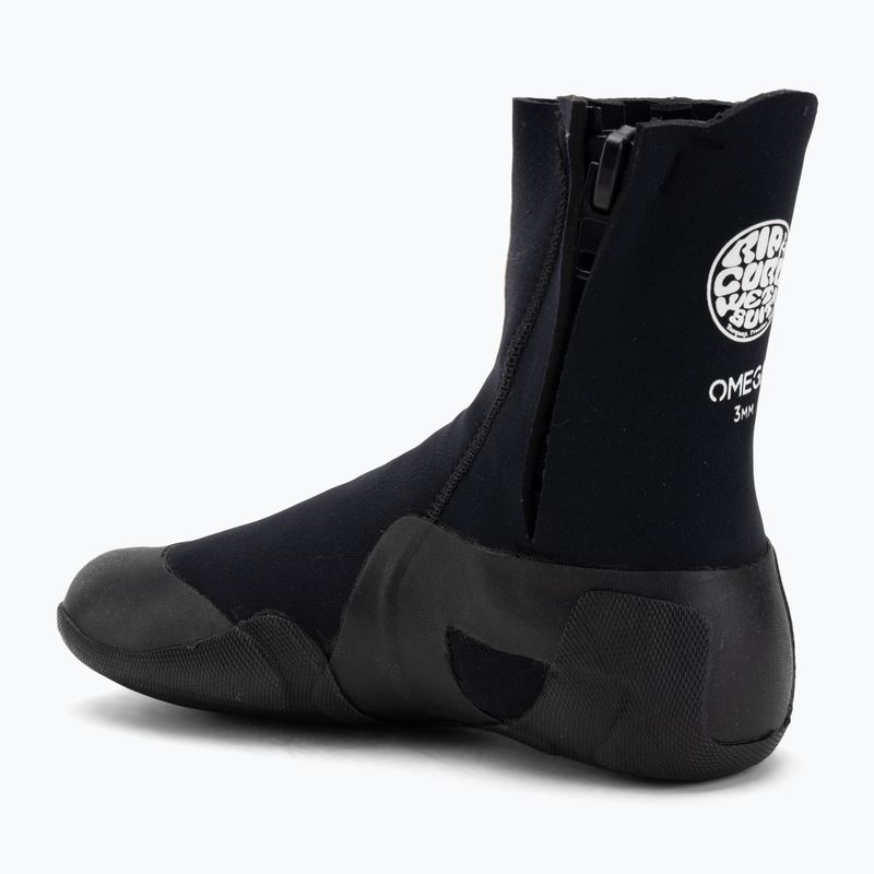 Buty neoprenowe Rip Curl Omega 3mm Round Toe With Zip black 3