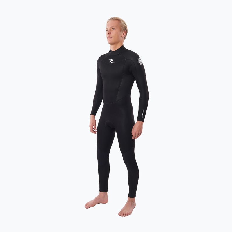 Pianka do pływania męska Rip Curl Freelite 5/3 mm Back Zip black