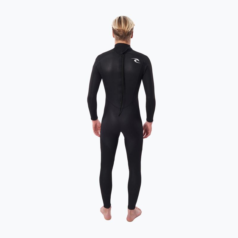 Pianka do pływania męska Rip Curl Freelite 5/3 mm Back Zip black 2