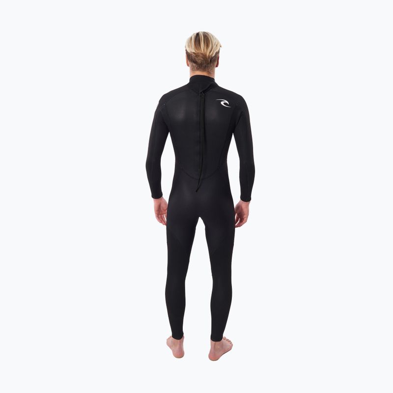 Pianka do pływania męska Rip Curl Freelite 5/3 mm Back Zip black 4
