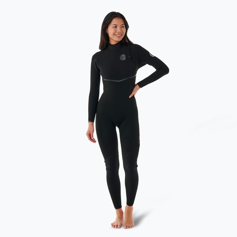 Pianka do pływania damska Rip Curl Ebomb 3/2 mm Zip Free black