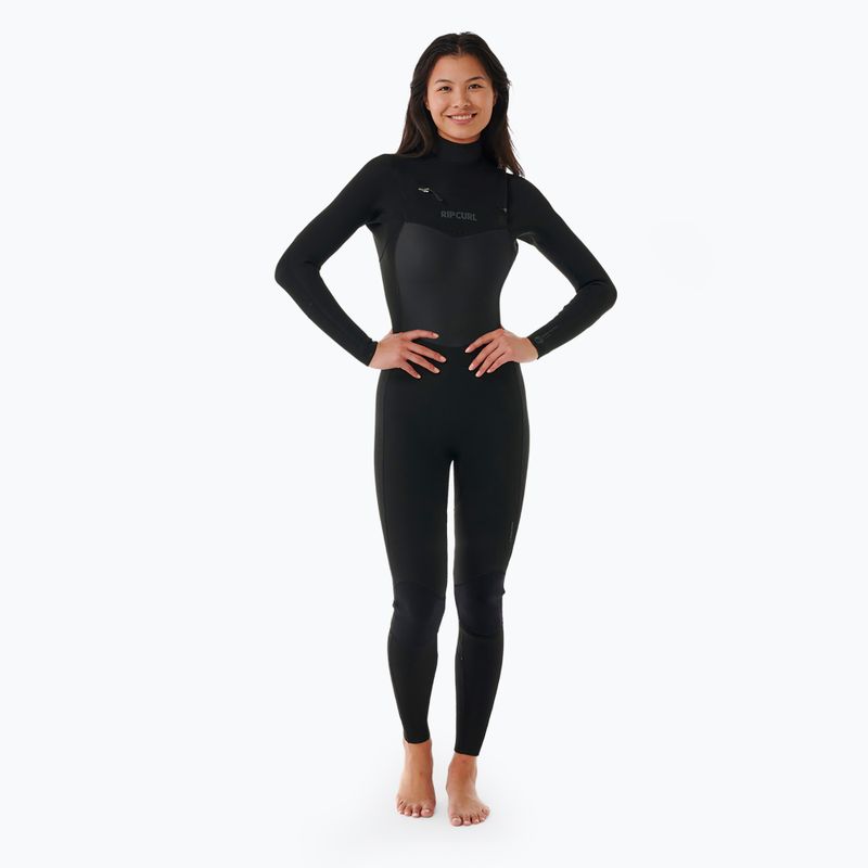 Pianka do pływania damska Rip Curl Dawn Patrol 3/2 mm Chest Zip black 4