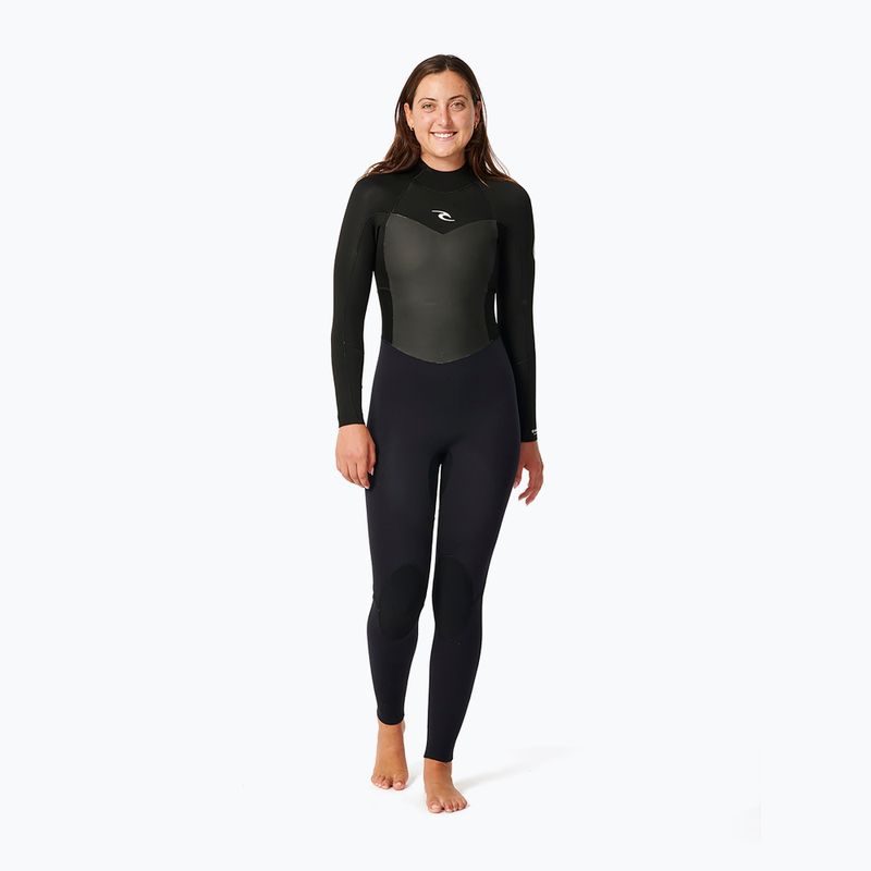 Pianka do pływania damska Rip Curl Omega 4/3 mm Back Zip black 156WFS90