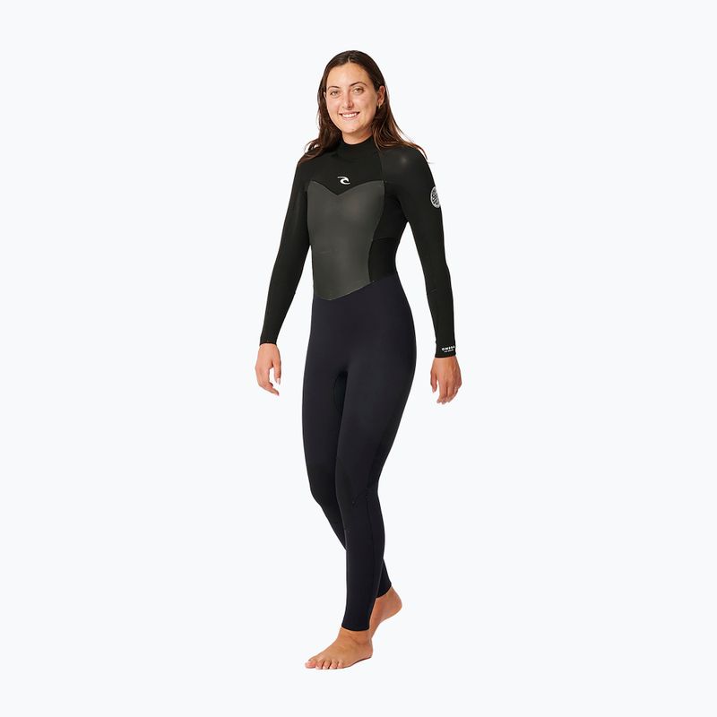 Pianka do pływania damska Rip Curl Omega 4/3 mm Back Zip black 156WFS90 2