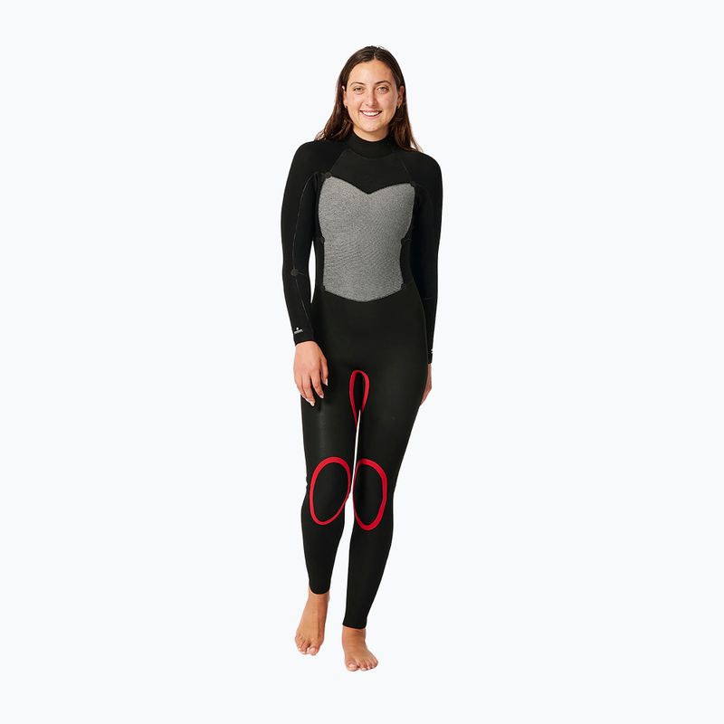 Pianka do pływania damska Rip Curl Omega 4/3 mm Back Zip black 156WFS90 4