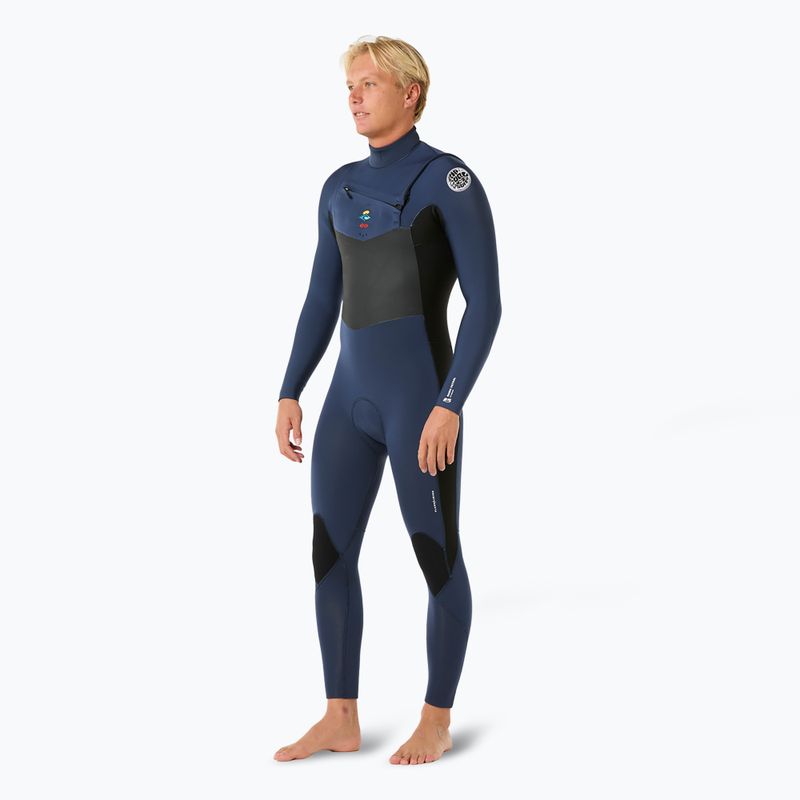 Pianka do pływania męska Rip Curl Dawn Patrol 3/2 mm Chest Zip dark navy 3