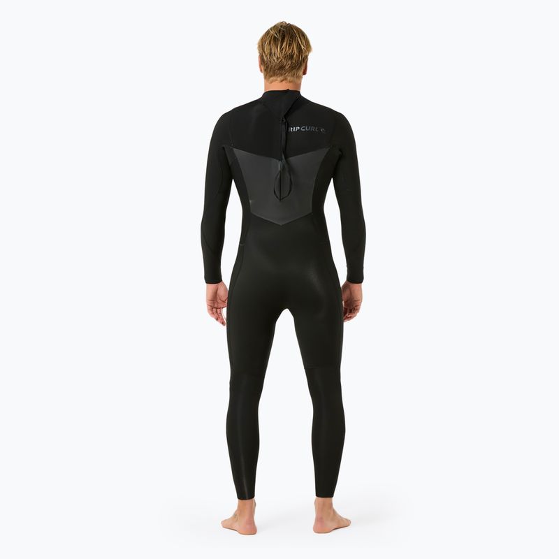 Pianka do pływania męska Rip Curl Dawn Patrol 4/3 Back Zip black 3