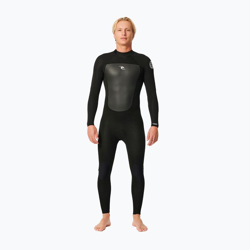 Pianka do pływania męska Rip Curl Omega 5/3 mm Back Zip black