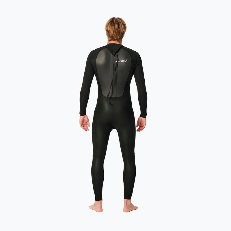 Pianka do pływania męska Rip Curl Omega 4/3 mm Back Zip black 3