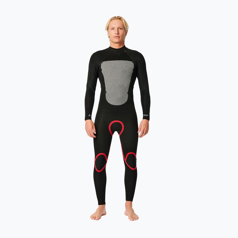 Pianka do pływania męska Rip Curl Omega 4/3 mm Back Zip black 4