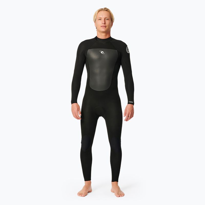 Pianka do pływania męska Rip Curl Omega 3/2 mm Back Zip black